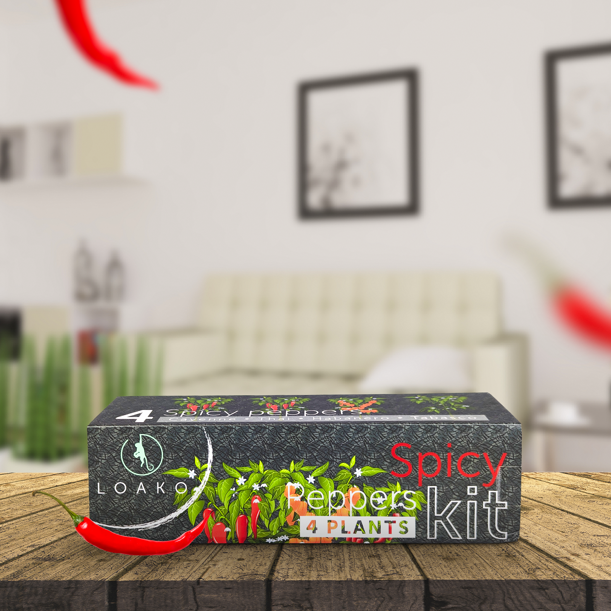 Spicy Peppers Growing Kit – Loako