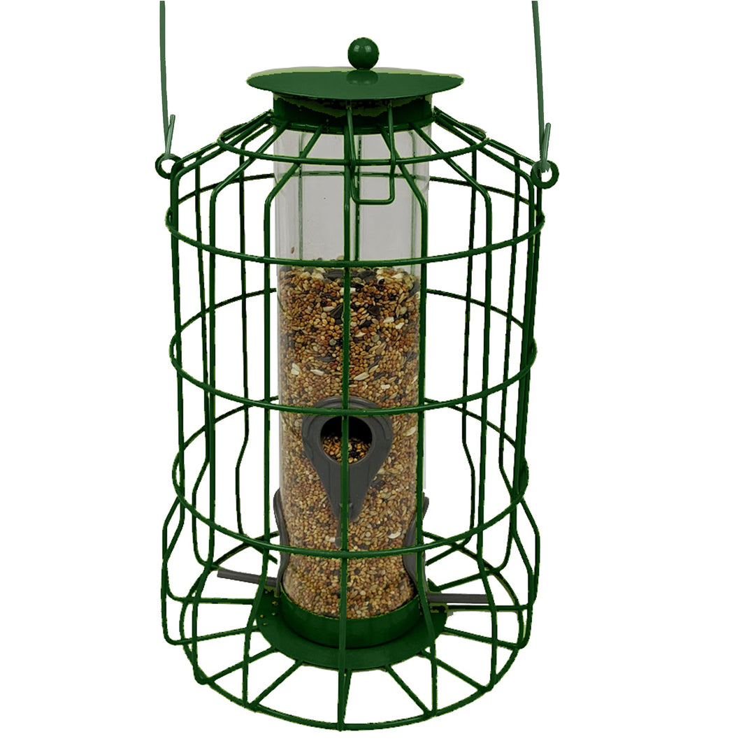 Squirrel Resistant Bird Feeder (Dark Green)