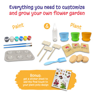 Paint and Plant Flower Growing Kit